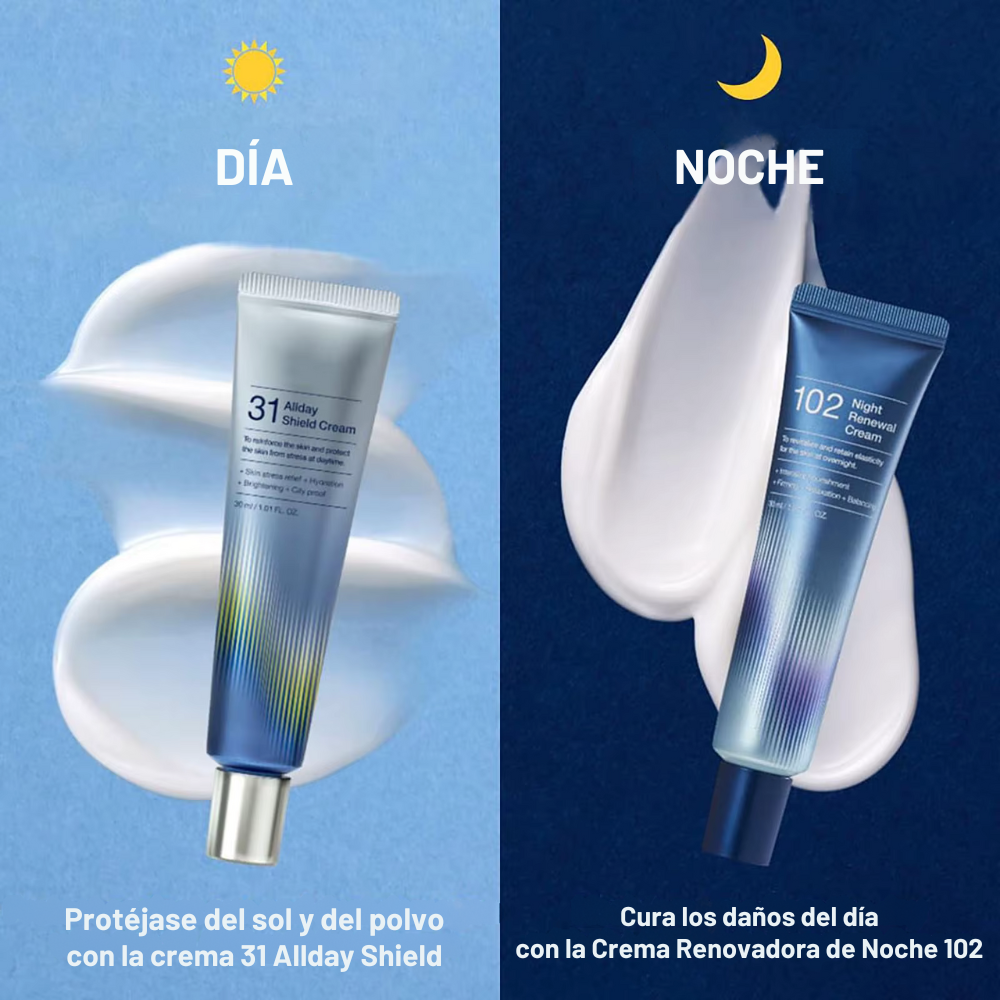 Crema de día y de noche