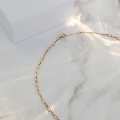 HAILEY - 18K GOLD NECKLACE