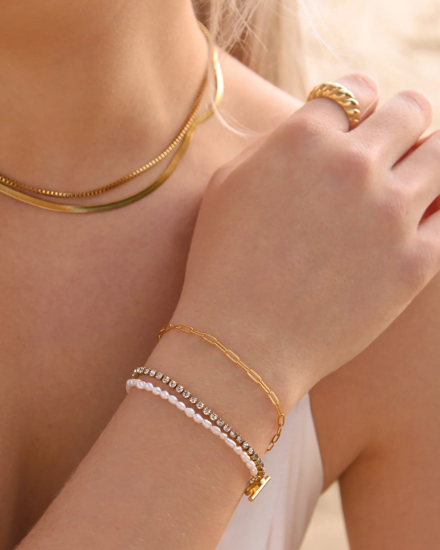 KIAMA - 18K GOLD PLATED BRACELET