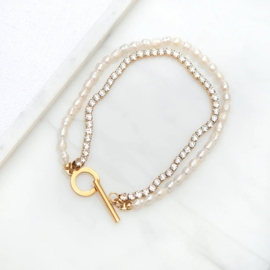 KALANI - ZIRCONIA PEARL BRACELET